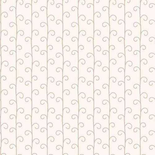 Elegant swirled pattern on an ivory background