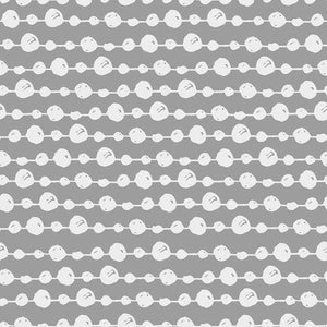 Seamless gray and white spotted pattern