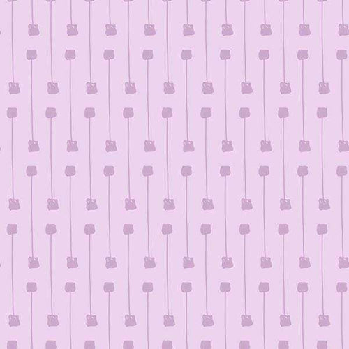 Seamless pattern of stylized popsicles on a lilac background