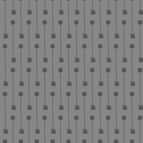 Seamless pattern of stylized tulips on a grey background