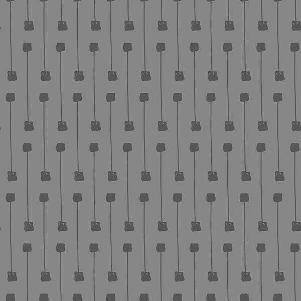 Seamless pattern of stylized tulips on a grey background