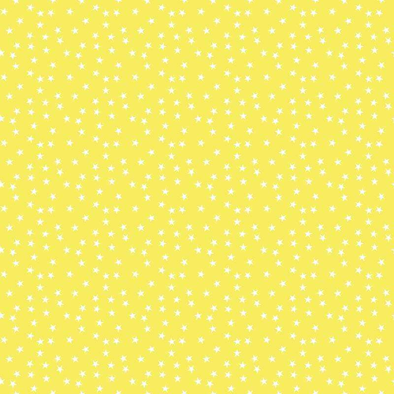 Yellow background with small white star pattern