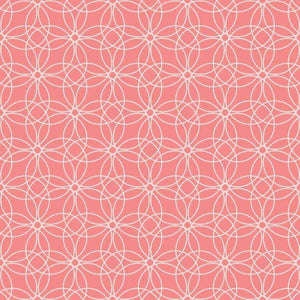 Abstract geometric pattern in pink and white