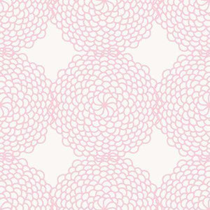 Abstract floral pattern in pink shades