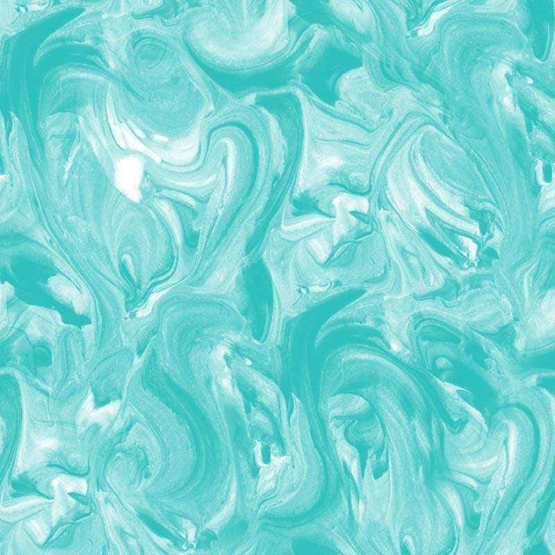Abstract aqua blue marbled pattern