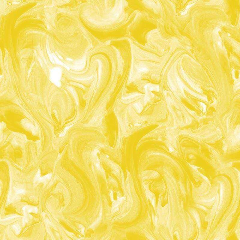 Abstract yellow marble swirl pattern