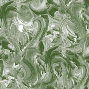 Abstract swirled pattern in shades of sage green