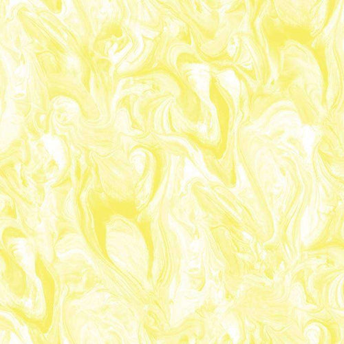 Abstract marbled pattern in shades of lemon yellow