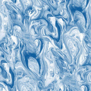 Abstract blue marbled pattern
