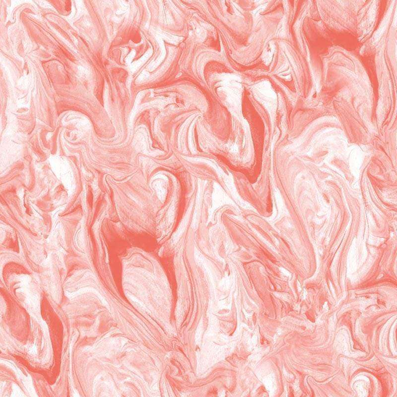 Abstract swirled pattern with shades of coral and white