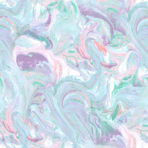 Swirling pastel marble pattern
