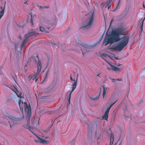 Abstract swirled pattern in shades of pink and blue
