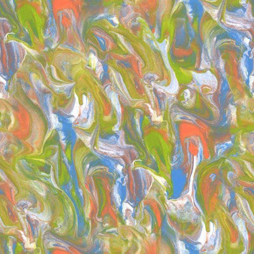 Abstract colorful marbled pattern