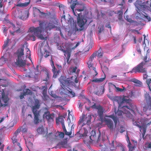 Abstract marbled pattern in shades of pink and gray