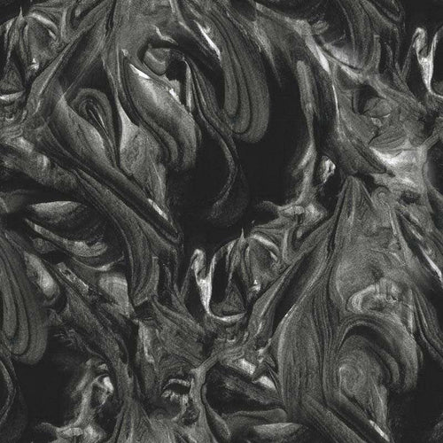Abstract swirled black and white pattern