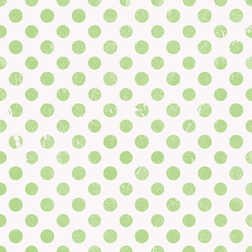 Green textured dots pattern on a pale background