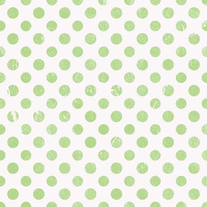 Green textured dots pattern on a pale background