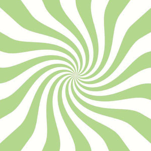 Swirling green and white pattern
