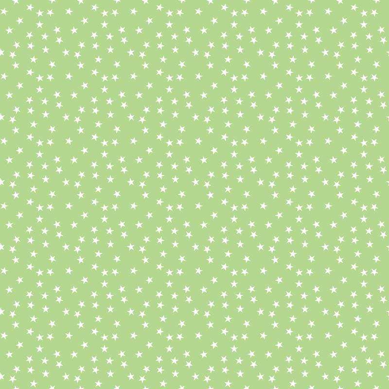 Light green pattern with small white stars