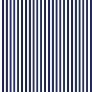 Navy blue and white vertical striped pattern