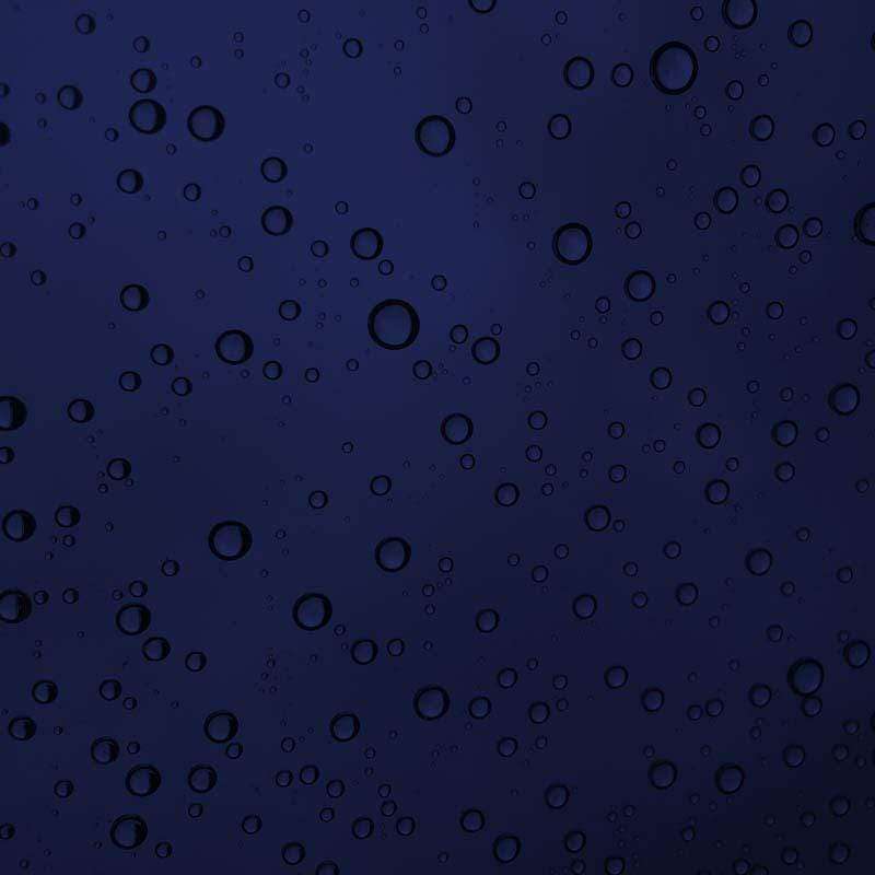 Dark blue background with water droplets