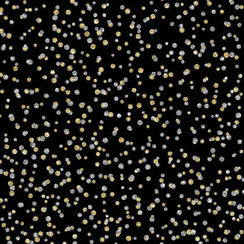 Abstract glimmering dots on a dark background