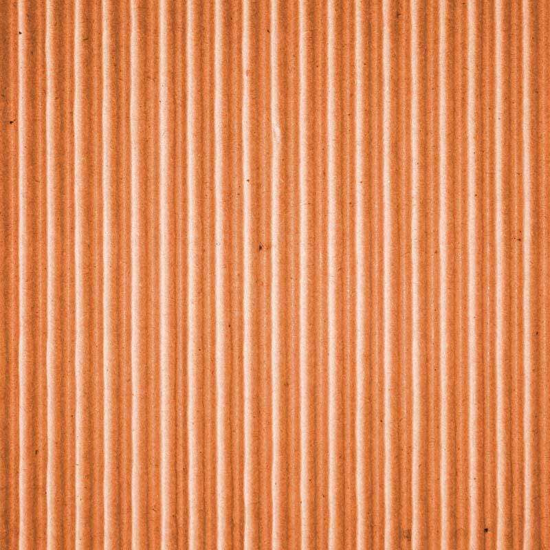 Close-up of corrugated terracotta pattern