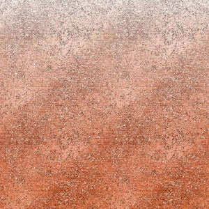 A square image showcasing a gradient pattern with a speckled texture resembling a terracotta palette fading into cream