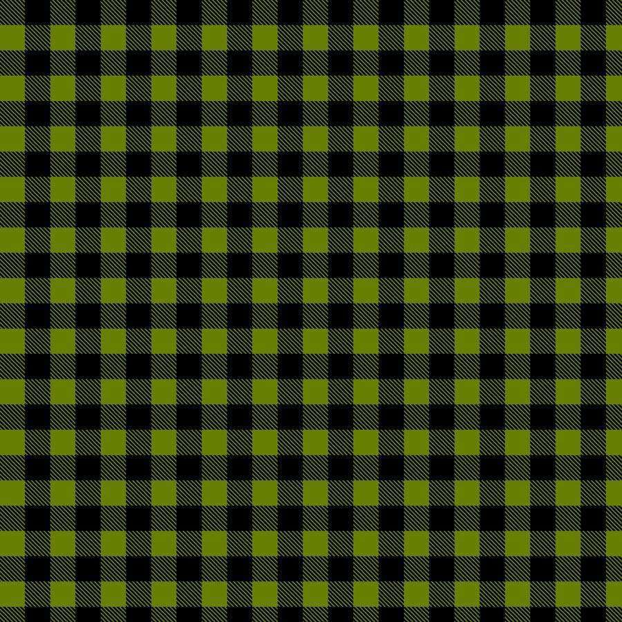 Green and black checkered pattern design