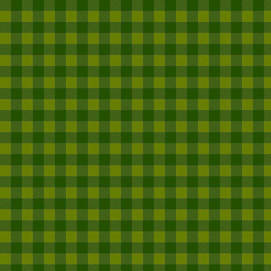 Green checkered plaid pattern