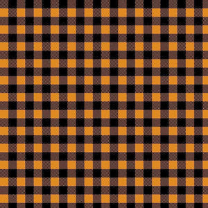 Orange and black checkered pattern
