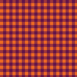 Orange and burgundy checkered pattern