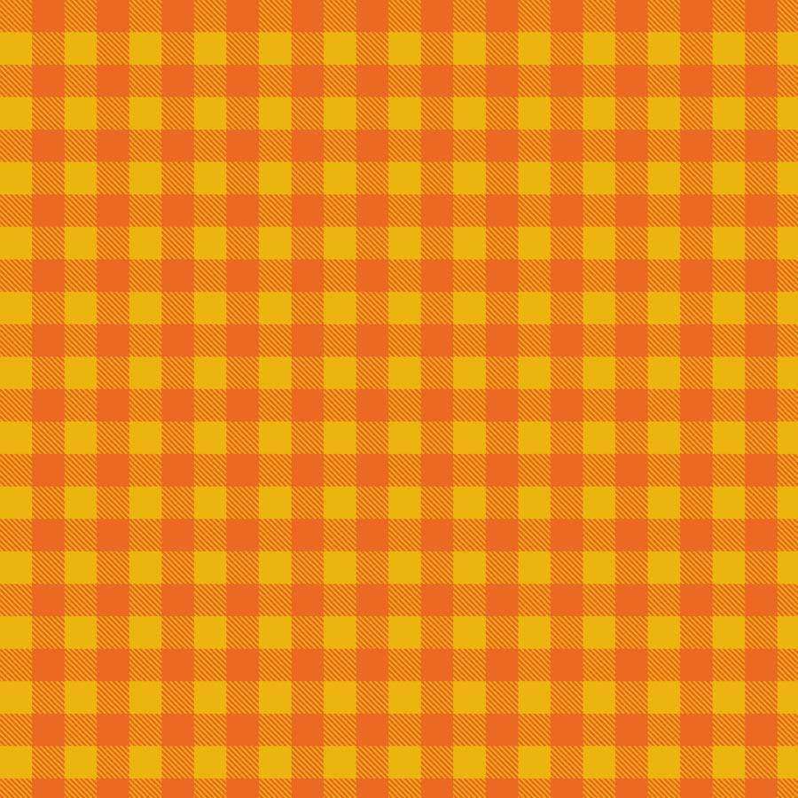 Warm gingham checkered pattern in autumn colors