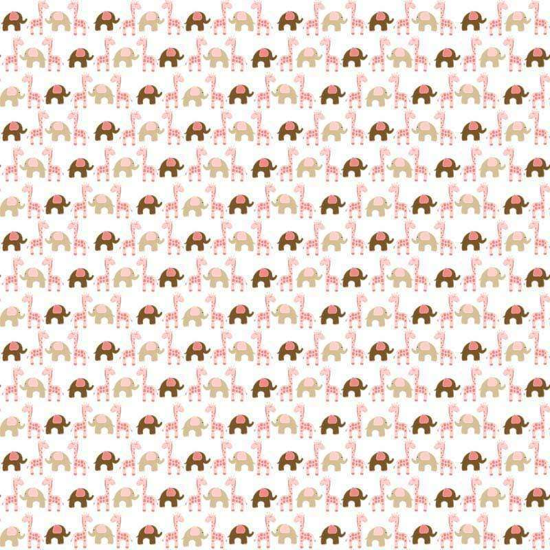 Repeated elephant pattern on a speckled background