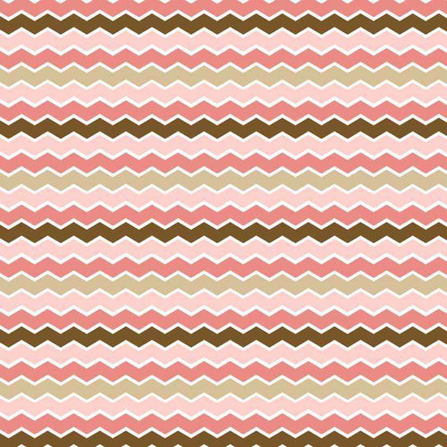 Zigzag chevron pattern with warm pastel tones