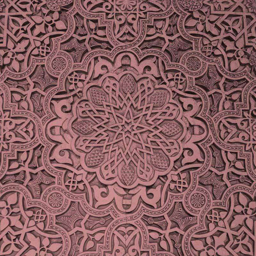 Intricate mandala pattern with floral and geometric designs