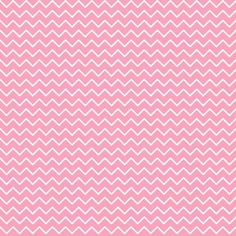 Seamless pink and white zigzag pattern