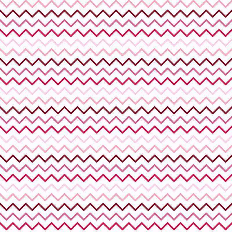 Red and pink zigzag pattern on a white background