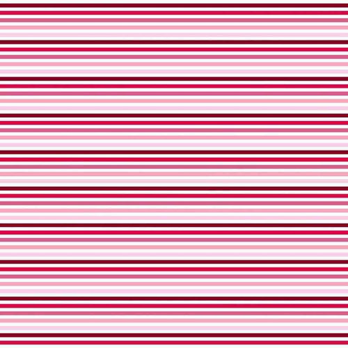 Rectangular image displaying horizontal stripes in shades of pink and white