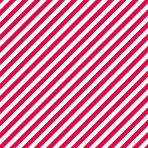 Diagonal red and white striped pattern