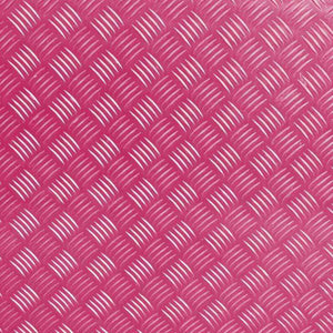 Diagonal crimson and white hatched pattern