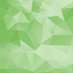 Abstract geometric pattern with various shades of green triangles