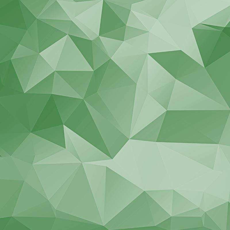 Abstract green triangular mosaic pattern