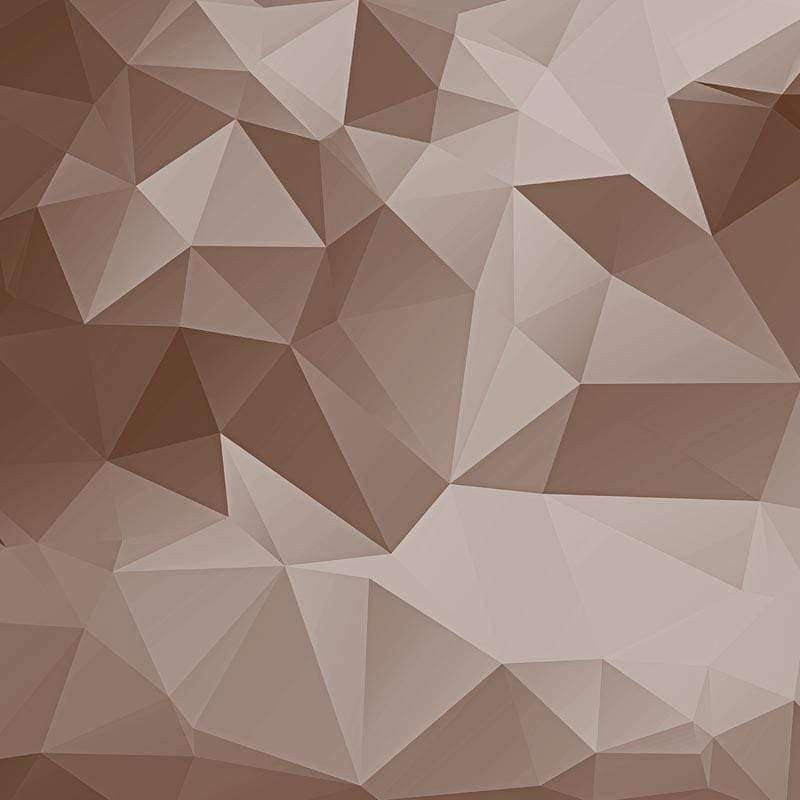 Abstract triangular mosaic pattern in shades of brown