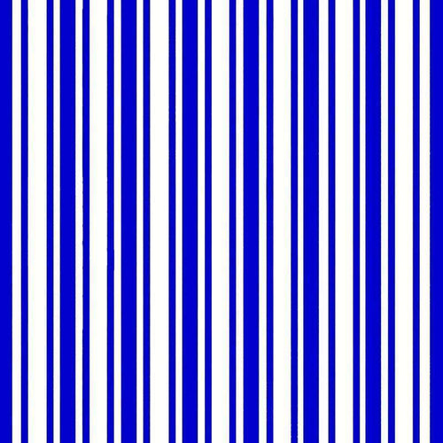 Navy blue and white vertical stripes