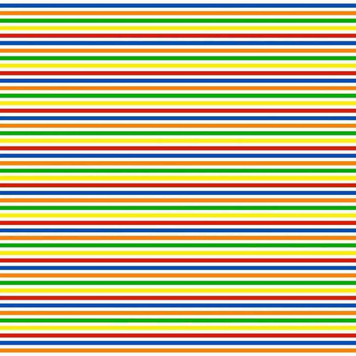 Multicolor horizontal striped pattern