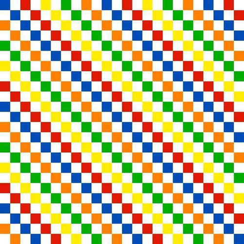 Colorful square-tiled pattern