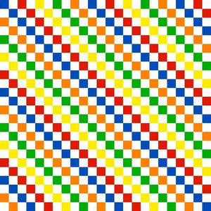 Colorful square-tiled pattern