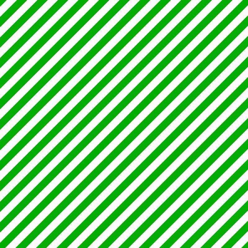 Green and white diagonal striped pattern