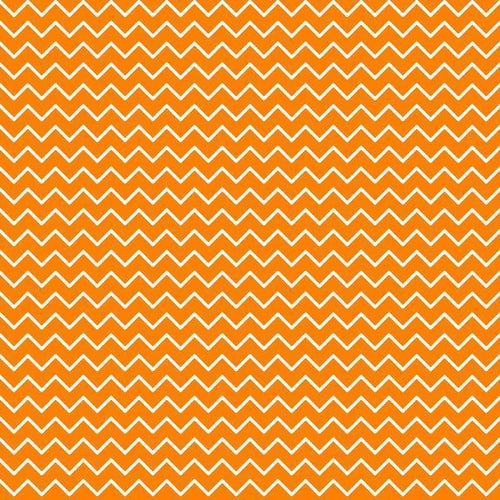 Orange and white zigzag pattern